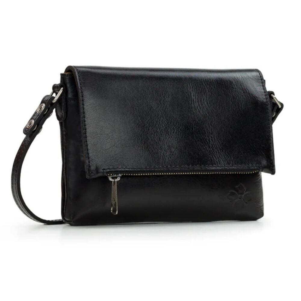 Patricia Nash Corfu Crossbody Bag Black Leather